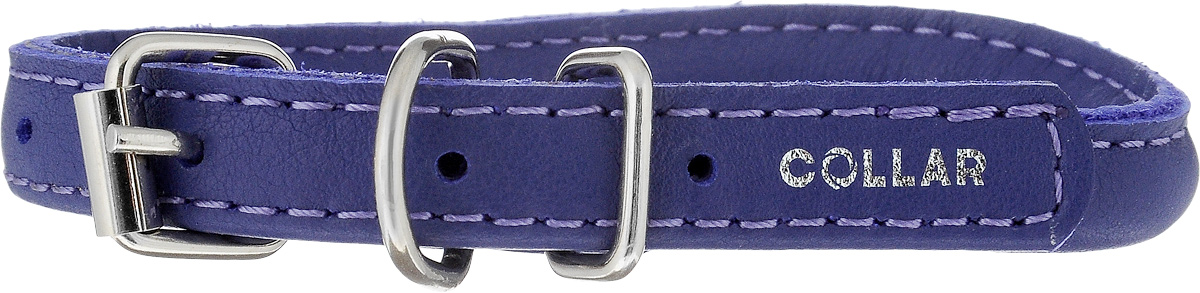 Ошейник для собак CoLLaR Glamour, цвет: фиолетовый, ширина 8 мм, толщина 6 мм, обхват шеи 20-25 см22409 Ошейник для собак CoLLaR Glamour, цвет: фиолетовый, ширина 8 мм, толщина 6 мм, обхват шеи 20-25 см22409Ошейник CoLLaR Glamour изготовлен из натуральной кожи, устойчивой к влажности и перепадам температур. Клеевой слой, сверхпрочные нити, крепкие металлические элементы делают ошейник надежным и долговечным. Изделие отличается высоким качеством, удобством и универсальностью. Размер ошейника регулируется при помощи металлической пряжки. Имеется металлическое кольцо для крепления поводка. Ваша собака тоже хочет выглядеть стильно! Модный ошейник с уплотнением по всей длине не только не будет натирать шею вашему любимцу, но и станет для питомца отличным украшением и выделит его среди остальных животных. Минимальный обхват шеи: 20 см. Максимальный обхват шеи: 25 см. Ширина: 8 мм. Толщина: 6 мм.