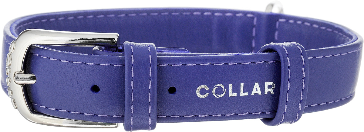 Ошейник для собак CoLLaR Glamour, цвет: фиолетовый, ширина 2 см, обхват шеи 30-39 см32939 Ошейник для собак CoLLaR Glamour, цвет: фиолетовый, ширина 2 см, обхват шеи 30-39 см32939Ошейник CoLLaR Glamour изготовлен из натуральной кожи, устойчивой к влажности и перепадам температур. Клеевой слой, сверхпрочные нити, крепкие металлические элементы делают ошейник надежным и долговечным. Изделие отличается высоким качеством, удобством и универсальностью. Размер ошейника регулируется при помощи металлической пряжки. Имеется металлическое кольцо для крепления поводка. Ваша собака тоже хочет выглядеть стильно! Такой модный ошейник станет для питомца отличным украшением и выделит его среди остальных животных. Минимальный обхват шеи: 30 см. Максимальный обхват шеи: 39 см. Ширина: 2 см.