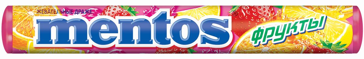 Mentos Фрукты драже, 37 г8251568 Mentos Фрукты драже, 37 г8251568Попробуй микс сочных клубничных, апельсиновых и лимонных драже в одном ролле! 14 драже в ролле.