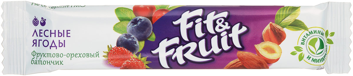 Fit&Fruit Фруктово-ореховый батончик со вкусом лесных ягод, 40 г1508006 Fit&Fruit Фруктово-ореховый батончик со вкусом лесных ягод, 40 г1508006Fit&Fruit - современный инновационный бренд, который полностью удовлетворяет потребности людей в натуральном, полезном и здоровом питании. Возможность есть полезные и натуральные продукты для людей всех возрастов и социальных классов. Фруктово-ореховые батончики Fit&Fruit - это полностью натуральный продукт, состоящий из измельченных орехов и сухофруктов. В батончиках не используются искусственные красители, подсластители и консерванты. Также в батончиках не содержится сахар. Батончики не проходят температурной обработки в процессе приготовления, благодаря чему в них сохраняются все витамины, минералы и микроэлементы, присущие свежим фруктам. Уважаемые клиенты! Обращаем ваше внимание, что полный перечень состава продукта представлен на дополнительном изображении.