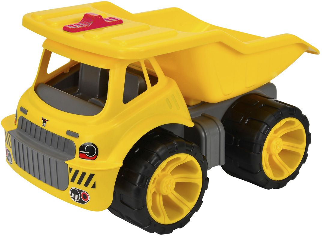 Big Машинка Maxi Truck55810 Big Машинка Maxi Truck55810Машинка Big Maxi Truck станет отличным подарком для любого мальчишки. Она обладает очень прочным корпусом из высококачественного пластика и позволяет пользоваться ею не только как игрушкой, но и как детской каталкой. Самосвал может поднимать кузов, в который можно загружать что угодно, начиная с песка и заканчивая различными мелкими предметами.