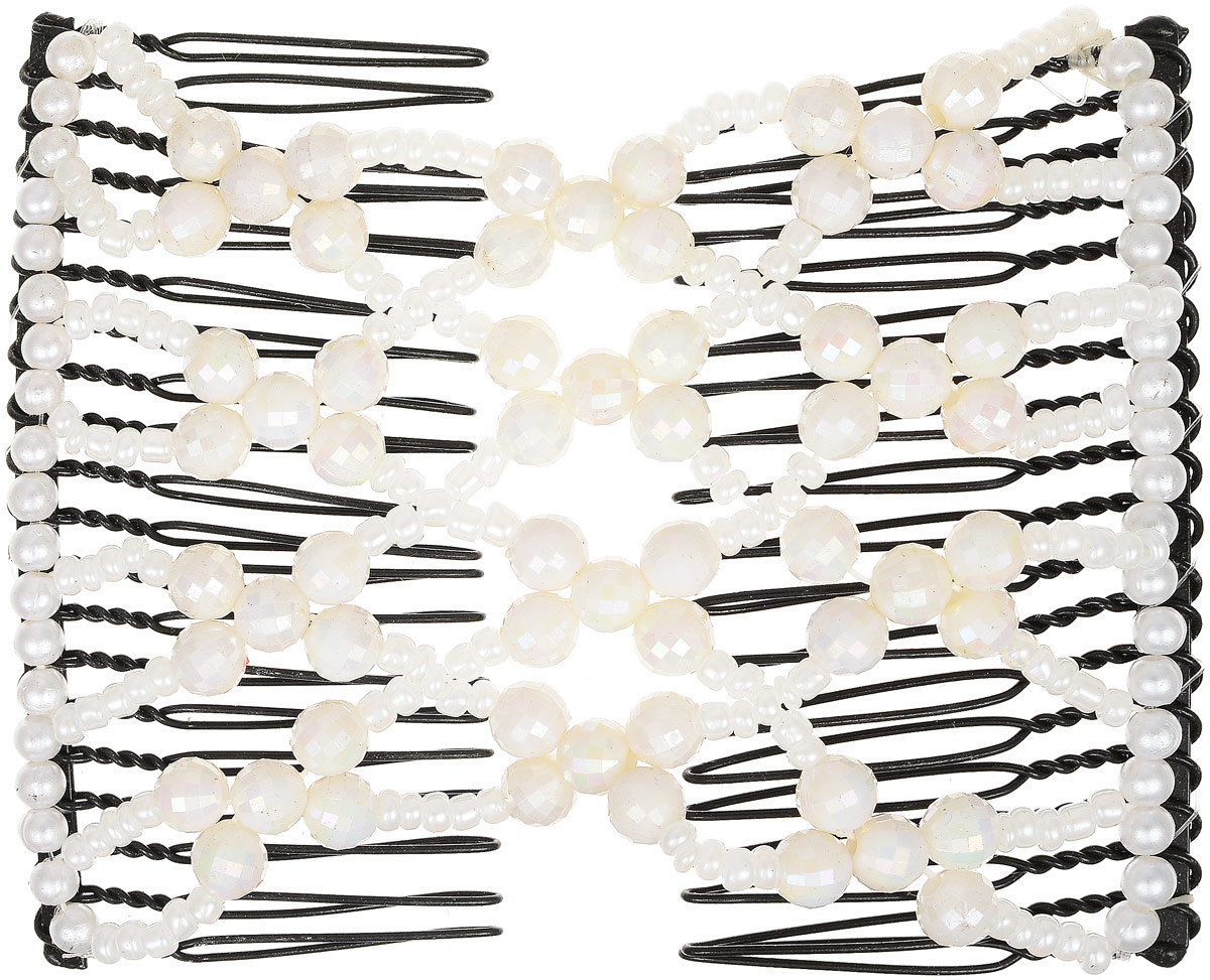 EZ-Combs Заколка Изи-Комбс, одинарная, цвет: белый. ЗИО_перламутрЗИО_белый, перламутр EZ-Combs Заколка Изи-Комбс, одинарная, цвет: белый. ЗИО_перламутрЗИО_белый, перламутрУдобная и практичная EZ-Combs подходит для любого типа волос: тонких, жестких, вьющихся или прямых, и не наносит им никакого вреда. Заколка не мешает движениям головы и не создает дискомфорта, когда вы отдыхаете или управляете автомобилем. Каждый гребень имеет по 20 зубьев для надежной фиксации заколки на волосах! И даже во время бега и интенсивных тренировок в спортзале EZ-Combs не падает; она прочно фиксирует прическу, сохраняя укладку в первозданном виде. Небольшая и легкая заколка для волос EZ-Combs поместится в любой дамской сумочке, позволяя быстро и без особых усилий создавать неповторимые прически там, где вам это удобно. Гребень прекрасно сочетается с любой одеждой: будь это классический или спортивный стиль, завершая гармоничный облик современной леди. И неважно, какой образ жизни вы ведете, если у вас есть EZ-Combs, вы всегда будете выглядеть потрясающе.