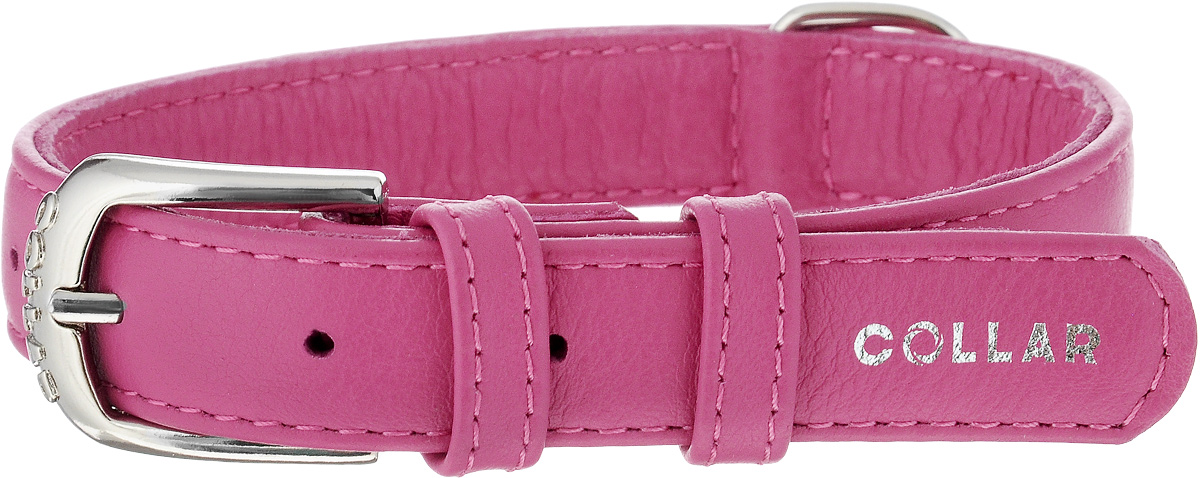 Ошейник для собак CoLLaR Glamour, цвет: розовый, ширина 2 см, обхват шеи 30-39 см32937 Ошейник для собак CoLLaR Glamour, цвет: розовый, ширина 2 см, обхват шеи 30-39 см32937Ошейник CoLLaR Glamour изготовлен из натуральной кожи, устойчивой к влажности и перепадам температур. Клеевой слой, сверхпрочные нити, крепкие металлические элементы делают ошейник надежным и долговечным. Изделие отличается высоким качеством, удобством и универсальностью. Размер ошейника регулируется при помощи металлической пряжки. Имеется металлическое кольцо для крепления поводка. Ваша собака тоже хочет выглядеть стильно! Такой модный ошейник станет для питомца отличным украшением и выделит его среди остальных животных. Минимальный обхват шеи: 30 см. Максимальный обхват шеи: 39 см. Ширина: 2 см.