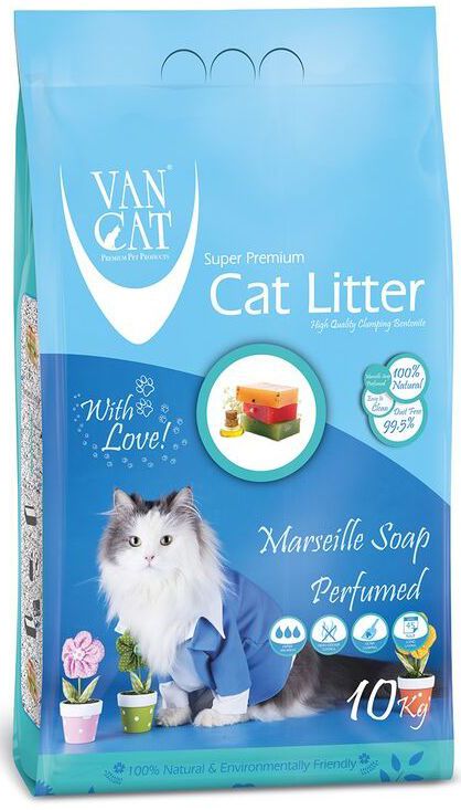 Наполнитель для кошачьих туалетов Van Cat, комкующийся, без пыли, с ароматом Алое вера, 10 кг20641 Наполнитель для кошачьих туалетов Van Cat, комкующийся, без пыли, с ароматом Алое вера, 10 кг20641100% натуральный Белый цвет – символ чистоты и свежести. Так же белый цвет – это символ здоровья. Как нам контролировать здоровье мочевыделительной системы у кошки наиболее простым способом? Только белый наполнитель для кошачьего туалета дает нам такую возможность. Отлично комкуется Гранулы 0,6-2,25 мм Эффективно устраняет неприятные запахи Не пылит, лапы остаются чистыми Способность к абсорбации 300% Безопасен для животных и окружающей среды Экономичен в использовании Сохраняет лоток сухим, прост в уборке Удобная картонная упаковка