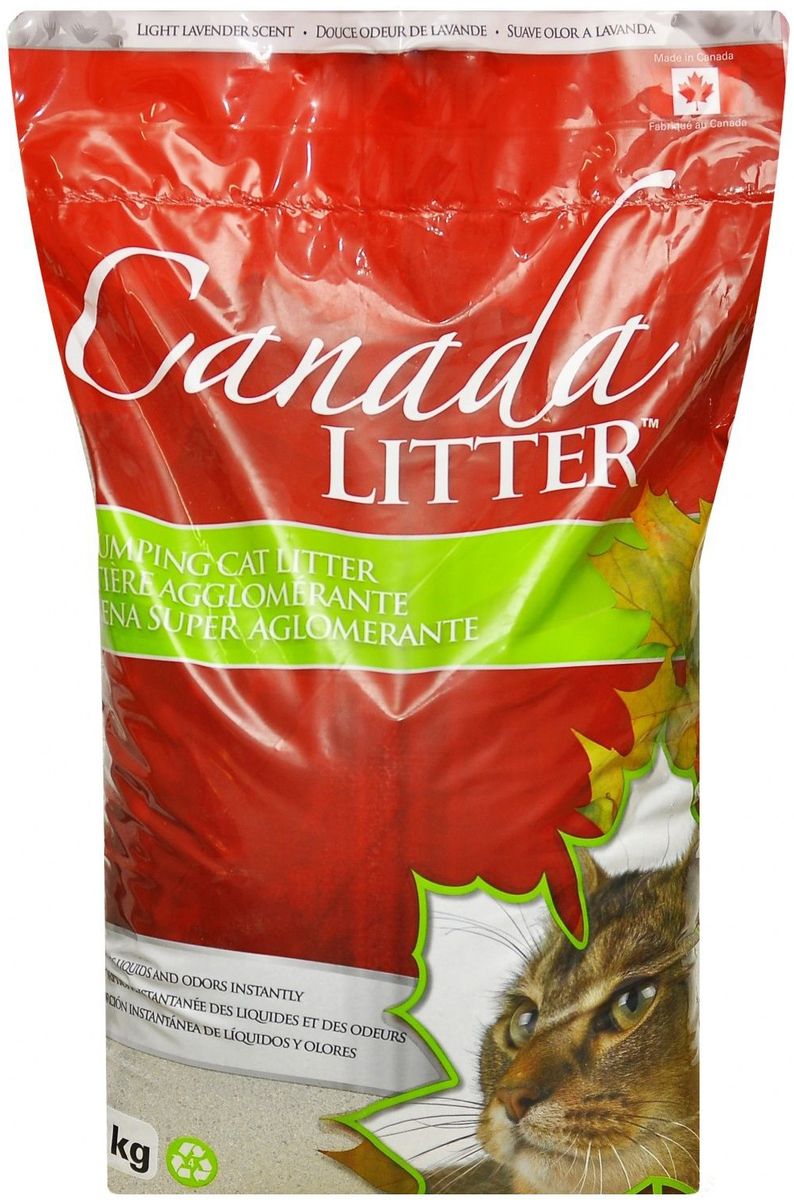 Наполнитель для кошачьих туалетов Canada Litter Запах на Замке, комкующийся, с ароматом лаванды, 12 кг24514 Наполнитель для кошачьих туалетов Canada Litter Запах на Замке, комкующийся, с ароматом лаванды, 12 кг24514Комкующийся наполнитель Canada Litter - канадский наполнитель супер-премиум класса. Наполнитель Canada Litter Запах на замке изготовлен из натриевого бентонита и производится в Канаде. Наполнитель впитывает 350% влаги (в 3,5 раза больше собственного веса). Специальные гранулы напоминают кошке ее естественную среду. Обладает высокой впитывающей и комкующей способностью. Результат заметен мгновенно – при увлажнении сразу образуется плотный комочек. Мягкий приятный аромат лаванды, едва заметный для кошки, устраняет и контролирует запах. Инструкция по применению: 1. Наполните чистый лоток кошачьего туалета Комкующимся наполнителем Canada Litter слоем в 10-12 см. 2. Ежедневно удаляйте совком образовавшиеся комочки. 3. Добавляйте необходимое количество наполнителя, чтобы восполнить содержимое туалета. 4. НИ В КОЕМ СЛУЧАЕ НЕ ВЫБРАСЫВАЙТЕ В УНИТАЗ!