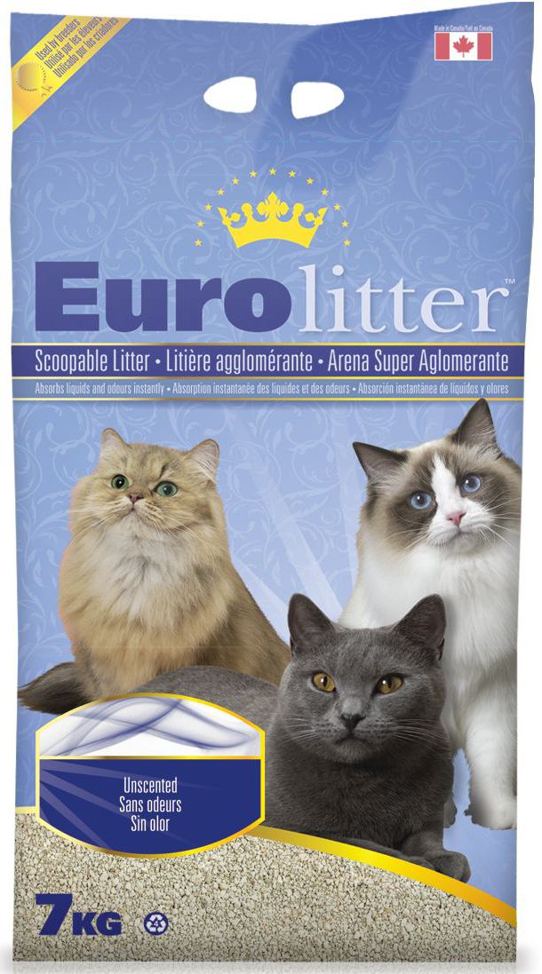 Наполнитель для кошачьих туалетов Eurolitter Контроль запаха, комкующийся, без пыли, с ароматом детской присыпки, 7 кг26265 Наполнитель для кошачьих туалетов Eurolitter Контроль запаха, комкующийся, без пыли, с ароматом детской присыпки, 7 кг26265Eurolitter - высококачественный канадский комкующийся наполнитель без пыли. Комкующийся наполнитель Eurolitter сделан на основе высококачественной натриевой бентонитовой глины. Структура гранул обладает исключительной способностью моментально образовывать плотный комок при попадании на продукт фекалий животного. Нейтрализует запахи. Обеспечивает абсолютный комфорт как кошке, так и владельцу!