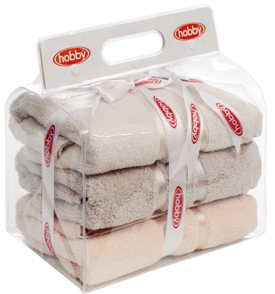 Полотенце махровое Hobby Home Collection Dolce, цвет: светло-желтый, светло-лиловый, персик, 50х90 см, 3 шт1501000415 Полотенце махровое Hobby Home Collection Dolce, цвет: светло-желтый, светло-лиловый, персик, 50х90 см, 3 шт1501000415Полотенца марки Хобби уникальны и разрабатываются эксклюзивно для данной марки. При создании коллекции используются самые высокотехнологичные ткацкие приемы. Дизайнеры марки украшают вещи изысканным декором. Коллекция линии соответствует актуальным тенденциям, диктуемым мировыми подиумами и модой в области домашнего текстиля.