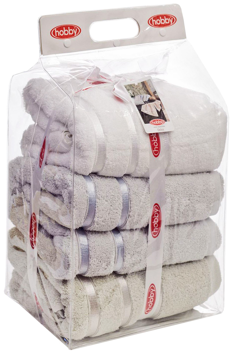 Набор полотенец Hobby Home Collection Dolce, цвет: белый, светло-голубой, светло-коричневый, 70 х 140 см, 3 шт1501000422 Набор полотенец Hobby Home Collection Dolce, цвет: белый, светло-голубой, светло-коричневый, 70 х 140 см, 3 шт1501000422Набор Hobby Home Collection Dolce состоит из трех махровых полотенец, выполненных из натурального 100% хлопка. Изделия мягкие, отлично впитывают влагу, быстро сохнут, сохраняют яркость цвета и не теряют форму даже после многократных стирок. Полотенца Hobby Home Collection Dolce очень практичны и неприхотливы в уходе. Они легко впишутся в любой интерьер благодаря своей нежной цветовой гамме.