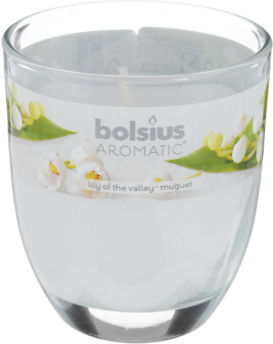Свеча ароматическая Bolsius "Ландыш", 7 х 7 х 8 см