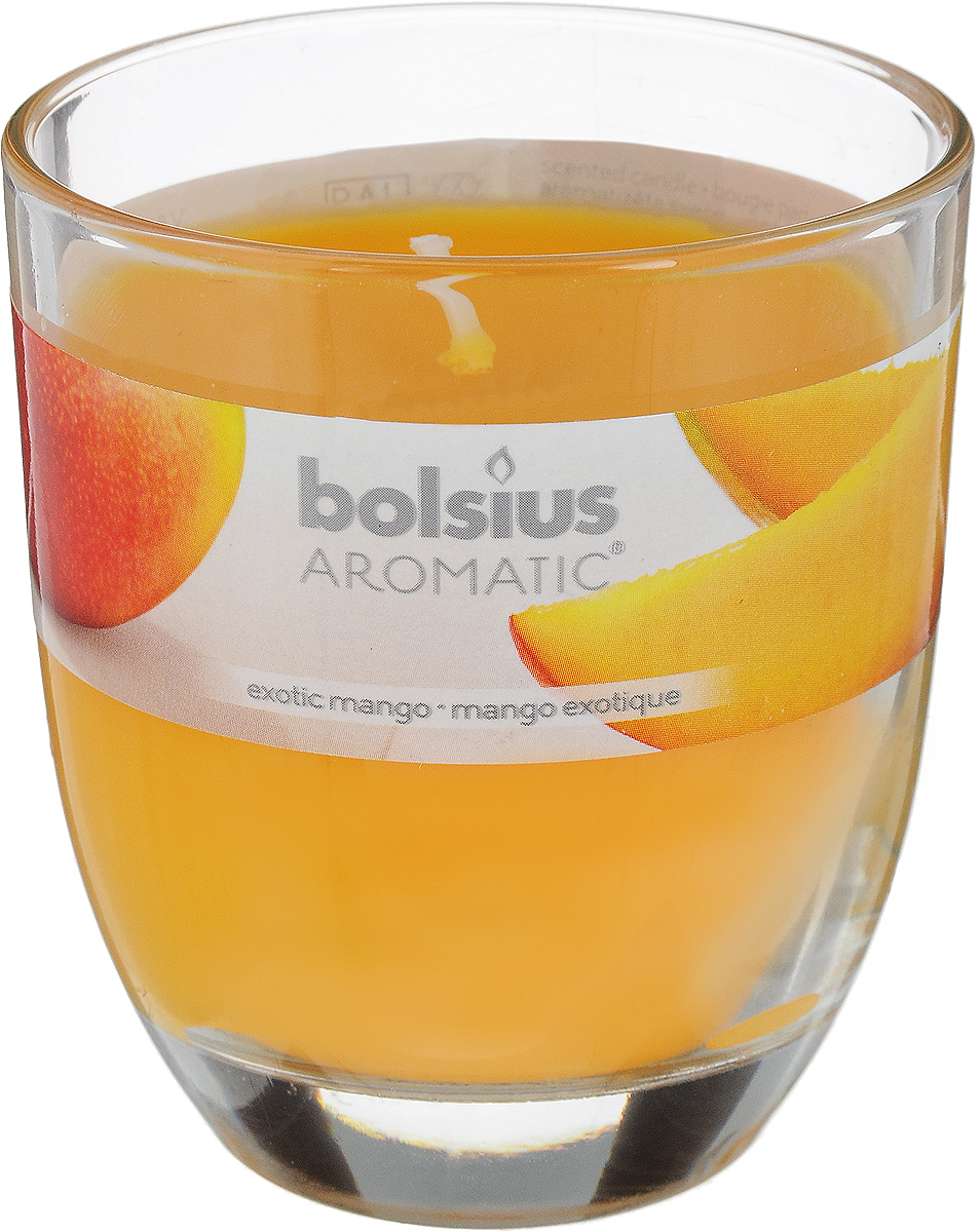 Свеча ароматическая Bolsius Манго, 7 х 7 х 8 см103626150310 Свеча ароматическая Bolsius Манго, 7 х 7 х 8 см103626150310Ароматизированная свеча Bolsius Манго изготовлена из воска и поставляется в подсвечнике в виде стеклянного стакана. Изделие отличается оригинальным дизайном и приятным ароматом. Такая свеча может стать отличным подарком или дополнить интерьер вашей комнаты.