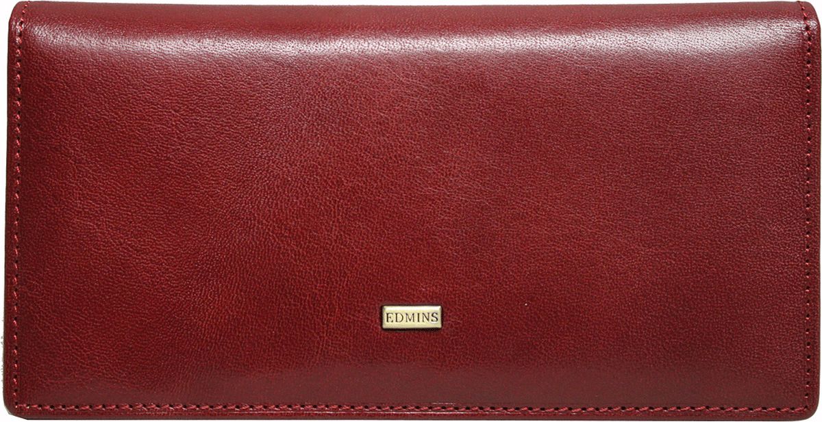 Портмоне женское Edmins, цвет: красный. 1657 ML ED1657 ML ED red Портмоне женское Edmins, цвет: красный. 1657 ML ED1657 ML ED redПолнокупюрное портмоне Edmins выполнено из натуральной кожи с гладкой фактурой и оформлено металлическим элементом с символикой бренда и контрастной отделочной строчкой. Модель закрывается клапаном на замок-кнопку. Внутренний функционал: 3 основных отделения для купюр, 2 горизонтальных прорезных кармана для чеков и мелких бумаг, 5 прорезных кармашков для визиток и пластиковых карт и накладной карман со вставкой из прозрачного ПВХ. На тыльной стороне расположен прорезной карман для мелочи на молнии. В коллекциях кожгалантереи Edmins удачно сочетаются итальянская классика и шведский прагматизм, новаторство молодых дизайнеров и работы именитых мастеров, строгая цветовая гамма и смелые эксперименты с цветом. Изделия Edmins, разработанные в Италии, отличает высокое качество кожи, прекрасная износостойкость и актуальность коллекций. Изделие упаковано в фирменную коробку.
