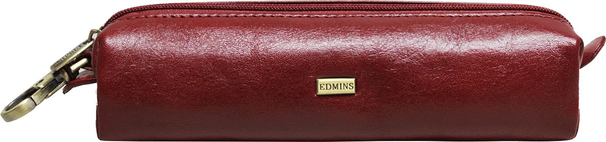 Ключница женские Edmins, цвет: красный. 109 XL ED109 XL ED red Ключница женские Edmins, цвет: красный. 109 XL ED109 XL ED redСтильная ключница Edmins выполнена из натуральной кожи с гладкой фактурой, оформлена металлическим элементом с символикой бренда и контрастной отделочной строчкой. Ключница закрывается на молнию, внутри расположено металлическое кольцо для ключей. Такая ключница станет прекрасным и стильным подарком человеку, любящему оригинальные и практичные вещи. В коллекциях кожгалантереи Edmins удачно сочетаются итальянская классика и шведский прагматизм, новаторство молодых дизайнеров и работы именитых мастеров, строгая черно-коричневая гамма и смелые эксперименты с цветом. Изделия Edmins, разработанные в Италии, отличает высокое качество кожи, прекрасная износостойкость и актуальность коллекций. Изделие упаковано в фирменную коробку.