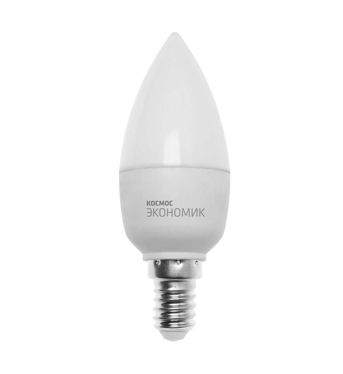 Лампа светодиодная Космос Свеча, 220V, холодный свет, цоколь Е14, 6.5WLkecLED6.5wCNE1445 Лампа светодиодная Космос Свеча, 220V, холодный свет, цоколь Е14, 6.5WLkecLED6.5wCNE1445Светодиодная лампа КОСМОС Замена стандартных ламп накаливания 50W Модель: СВЕЧА Цоколь: Стандарт (Е14) Потребляемая мощность: 6.5W Световой поток, лм: 480 Светодиоды: LED SMD 2835 Чип: Epistar Индекс цветопередачи: Ra>70 Напряжение: 220V Угол, град: 270 Размер лампы (мм): 37 х 99 Срок службы до 25 000 часов Температура использования -40+40С Цветность – 4500K Специальные возможности/особенности: ДЕКОРАТИВНАЯ СВЕТОДИОДНАЯ ЛАМПА СВЕЧА 6.5 Вт серии Космос Экономик является аналогом лампы накаливания 50 Вт. В основе лампы используются чипы от мирового лидера Epistar- что обеспечивает надежную и стабильную работу в течение всего срока службы (25 000 часов). До 90% экономии энергии по сравнению с обычной лампой накаливания (сопоставимы по размеру); стабильный световой поток в течение всего срока службы; экологическая безопасность (не содержит ртути и тяжелых металлов); мягкое и равномерное распределение света повышает зрительный комфорт и снижает...