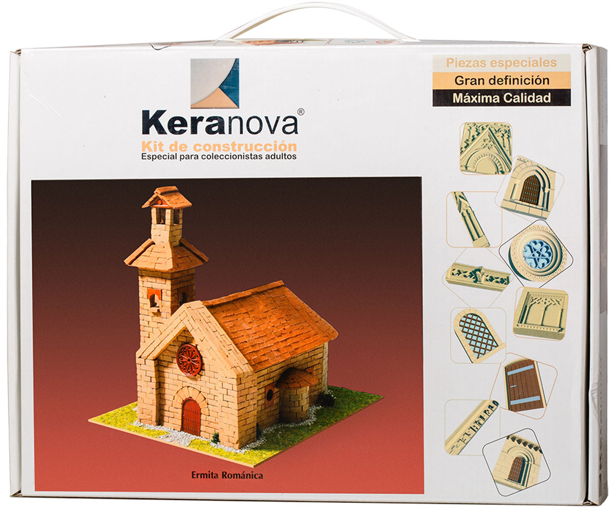 Keranova Конструктор Романский монастырь30334 Keranova Конструктор Романский монастырь30334Наборы для строительства Keranova позволяют почувствовать себя создателем архитектурных сооружений в полной мере. Средневековые замки и домики, башни, мельницы, береговые маяки – вы можете построить сами и украсить миниатюру по своему желанию. Некоторые модели выполнены в стандартном масштабе и являются точной копией оригинала. В ассортименте представлены модели с разным уровнем сложности. Высокое качество натуральных материалов, достоверность моделей, а также возможность создания миниатюры по своему проекту создают уникальную возможность для реализации творческого начала вне зависимости от возраста и опыта. В состав набора входят: - каркас модели из бумаги, - основа для миниатюры из фанеры, - набор кирпичиков и черепицы из глины разного размера и разной фактуры (8 температурных режимов обжига кирпичиков), - имитация грунта (песок), имитация растительности (исландский мох – материал устойчивый к естественному разрушению), - имитация украшений фасадов и...