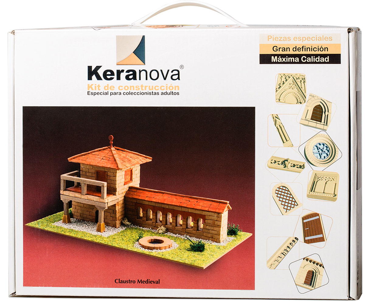 Keranova Конструктор Монастырский дворик30332 Keranova Конструктор Монастырский дворик30332Наборы для строительства Keranova позволяют почувствовать себя создателем архитектурных сооружений в полной мере. Средневековые замки и домики, башни, мельницы, береговые маяки – вы можете построить сами и украсить миниатюру по своему желанию. Некоторые модели выполнены в стандартном масштабе и являются точной копией оригинала. В ассортименте представлены модели с разным уровнем сложности. Высокое качество натуральных материалов, достоверность моделей, а также возможность создания миниатюры по своему проекту создают уникальную возможность для реализации творческого начала вне зависимости от возраста и опыта. В состав набора входят: - каркас модели из бумаги, - основа для миниатюры из фанеры, - набор кирпичиков и черепицы из глины разного размера и разной фактуры (8 температурных режимов обжига кирпичиков), - имитация грунта (песок), имитация растительности (исландский мох – материал устойчивый к естественному разрушению), - имитация украшений фасадов и...