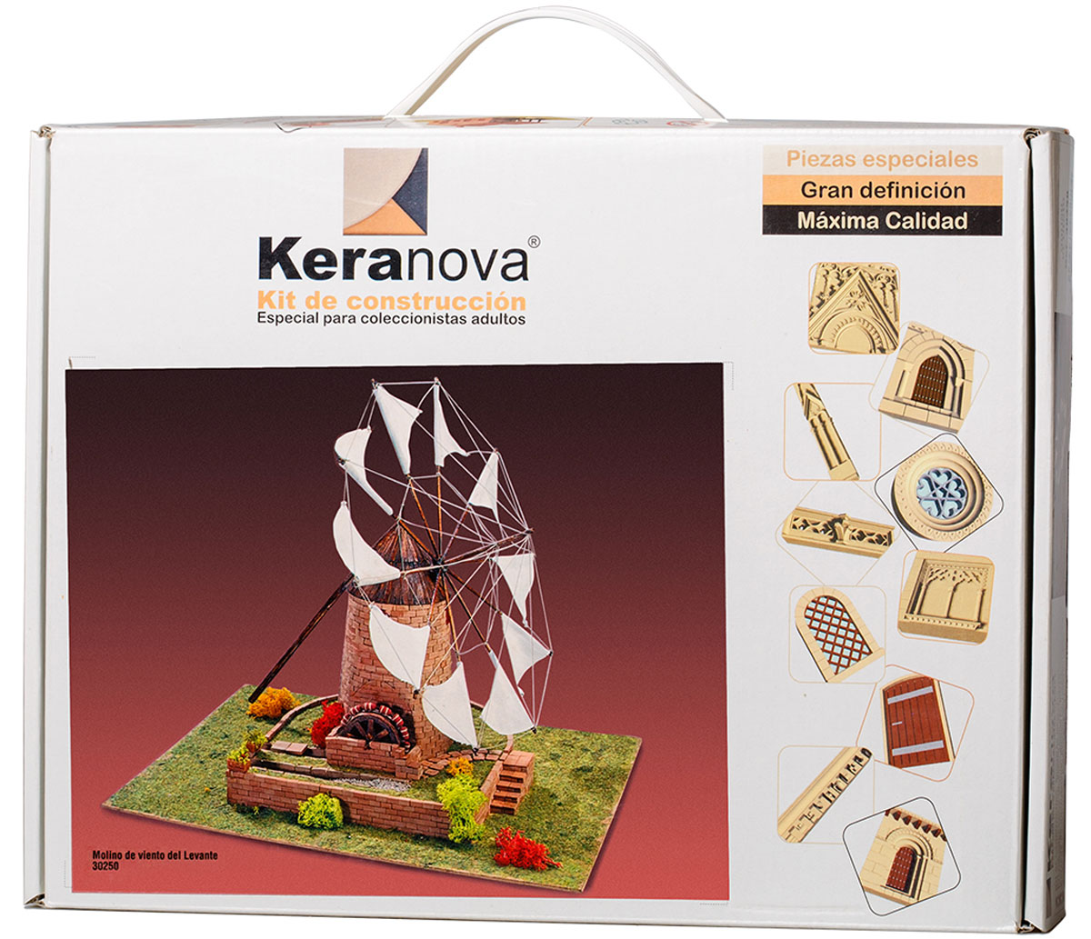 Keranova Конструктор Ветряная мельница30250 Keranova Конструктор Ветряная мельница30250Наборы для строительства Keranova позволяют почувствовать себя создателем архитектурных сооружений в полной мере. Средневековые замки и домики, башни, мельницы, береговые маяки – вы можете построить сами и украсить миниатюру по своему желанию. Некоторые модели выполнены в стандартном масштабе и являются точной копией оригинала. В ассортименте представлены модели с разным уровнем сложности. высокое качество натуральных материалов, достоверность моделей, а также возможность создания миниатюры по своему проекту создают уникальную возможность для реализации творческого начала вне зависимости от возраста и опыта. В состав набора входят: - каркас модели из бумаги, - основа для миниатюры из фанеры, - набор кирпичиков и черепицы из глины разного размера и разной фактуры (8 температурных режимов обжига кирпичиков), - имитация грунта (песок), имитация растительности (исландский мох – материал устойчивый к естественному разрушению), - имитация украшений фасадов и...