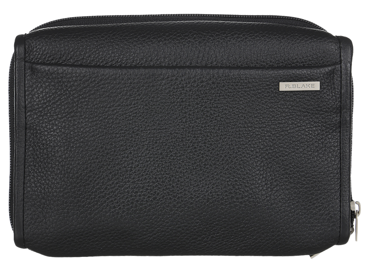 Барсетка мужская R.Blake Bristol Deerskin, цвет: черный. GBRL00-00ML10-C1201O-K101GBRL00-00ML10-C1201O-K101 Барсетка мужская R.Blake Bristol Deerskin, цвет: черный. GBRL00-00ML10-C1201O-K101GBRL00-00ML10-C1201O-K101Стильная мужская барсетка R.Blake Bristol Deerskin выполнена из натуральной кожи с зернистой фактурой. Изделие имеет одно отделение, разделенное пополам карманом-средником на застежке-молнии. Закрывается барсетка на застежку-молнию. Внутри расположен прорезной карман на застежке-молнии. Снаружи, на передней стенке находится нашивной карман на магнитной кнопке, на задней стенке - прорезной карман на застежке-молнии. Сумка оснащена съемным ремешком на запястье.