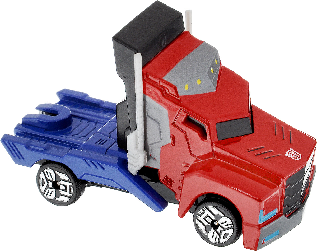 Dickie Toys Машинка Transformers Optimus Prime3111001 Dickie Toys Машинка Transformers Optimus Prime3111001Теперь в схватке с противником любимый герой мультфильма всегда будет оставаться победителем! Машинка Dickie Toys Transformers Optimus Prime выполнена из металла и пластика в виде героя мультсериала Transformers: Robots in Disguise и оснащена световым эффектом. Нажав на красную кнопку под машинкой, она начнет светится синим светом. Колеса машинки свободно вращаются. Эта машинка будет отличным подарком всем поклонникам Трансформеров. Для работы машинки необходима 1 батарейка типа CR1220 (входит в комплект).
