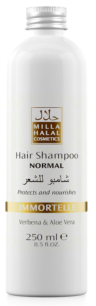 Milla Halal Cosmetics Шампунь для нормальных волос с экстрактами вербены и алоэ вера MILLA IMMORTELLE, 250МЛ10977 Milla Halal Cosmetics Шампунь для нормальных волос с экстрактами вербены и алоэ вера MILLA IMMORTELLE, 250МЛ10977100% натуральный продукт. Шампунь быстро и эффективно очищает волосы, стимулирует их рост. Входящий в состав шампуня экстракт листьев и цветов Вербены лекарственной, способствует заживлению ранок кожи головы. Экстракт листьев Алоэ Вера способствует быстрой регенерации клеток кожи.