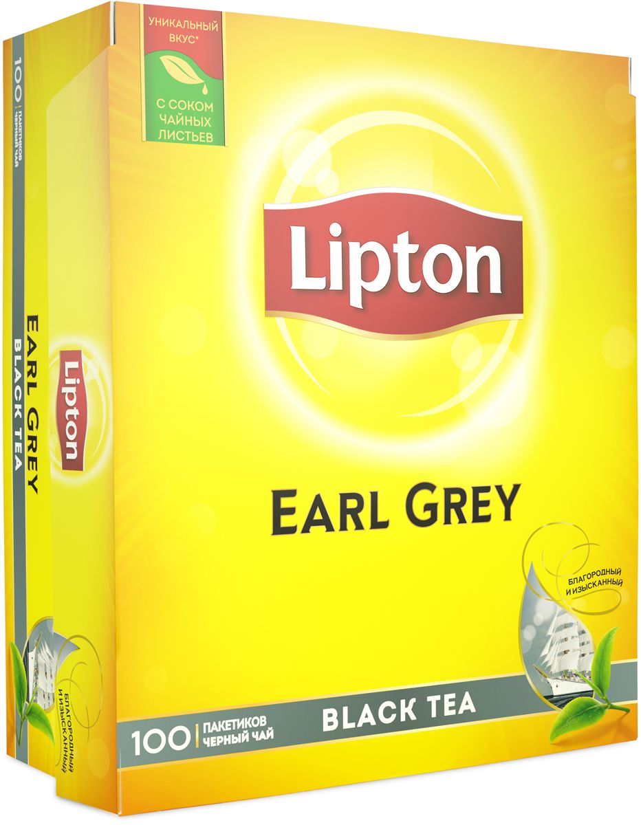 Lipton Черный чай Earl Grey 100 шт67015764/21072022 Lipton Черный чай Earl Grey 100 шт67015764/21072022Чай Lipton Earl Grey – это благородный и изысканный вкус для ценителей лучшего, открывающий новые горизонты. Вам понравится сочетание глубины вкуса классического черного чая с пикантным ароматом бергамота. Такой напиток по праву называют «чайным королем». Обожаете бодрящие, освежающие нотки бергамота и терпкую крепость высококачественного черного чая? Lipton Earl Grey станет для Вас идеальным компаньоном, который подарит наслаждение любимым вкусом в любое время дня.