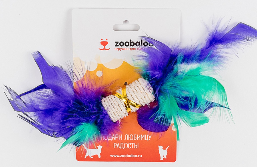 Игрушка для кошек Zoobaloo Когтеточка с пером, цвет: бирюзовый, синий. 33003300 Игрушка для кошек Zoobaloo Когтеточка с пером, цвет: бирюзовый, синий. 33003300Игрушка Zoobaloo Когтеточка с пером предназначена для кошек. Эта привлекательная когтеточка изготовлена из сизалевой ткани, украшена яркими перьями и позволит вам избежать появления царапин на мебели! Ваш питомец сможет затачивать когти без вреда интерьеру вашего дома. Кошачья мята делает игрушку отличным аксессуаром для самостоятельной игры. УВАЖАЕМЫЕ КЛИЕНТЫ! Обращаем ваше внимание на возможные изменения в цветовом дизайне.