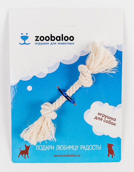 Грейфер для собак Zoobaloo, длина 13 см410 Грейфер для собак Zoobaloo, длина 13 см410Грейфер для собак мелких пород Zoobaloo изготовлен из перекрученной хлопчатобумажной веревки и несомненно привлечет внимание вашей собаки. Традиционная игрушка для собак. Прочный и долговечный, абсолютно безопасный.