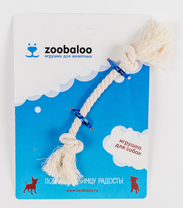 Грейфер для собак Zoobaloo, длина 17 см411 Грейфер для собак Zoobaloo, длина 17 см411Грейфер для собак мелких пород Zoobaloo изготовлен из перекрученной хлопчатобумажной веревки и несомненно привлечет внимание вашей собаки. Традиционная игрушка для собак. Прочный и долговечный, абсолютно безопасный.