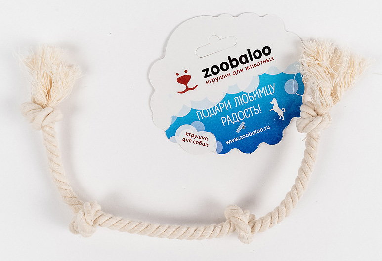 Грейфер для собак Zoobaloo, длина 28 см. 414414 Грейфер для собак Zoobaloo, длина 28 см. 414414Классическая игрушка для собак Zoobaloo изготовлена из хлопка высшего качества. Натуральная веревка помогает очистить зубы собаки от налета и зубного камня и поддерживать гигиену полости рта. Ее можно жевать, бросать и приносить. Море радости и азарта обеспечено!