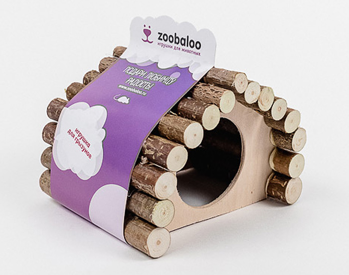Домик для грызунов Zoobaloo Ромб, 15 х 12 х 16 см611 Домик для грызунов Zoobaloo Ромб, 15 х 12 х 16 см611Комфортный деревянный домик для грызунов Zoobaloo послужит надежным укрытием вашему любимцу, а также идеальным местом для сна и отдыха после насыщенного всевозможными делами дня! Домик имеет оригинальную ромбовидную крышу, изготовленную из веток орешника, и удобный круглый вход. Этот аксессуар предоставит вашему любимцу минуты отдыха в течение дня. Домик позволит вашему грызуну ощутить максимальный комфорт и уют! Кроме того, аксессуар является великолепной альтернативой пластиковым домикам и металлическим клеткам.