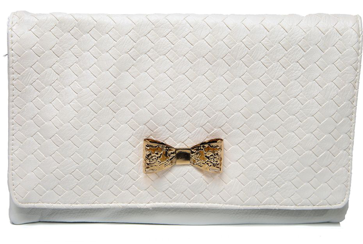 Клатч женский Mitya Veselkov, цвет: белый. LADYBAG-WHITE2LADYBAG-WHITE2 Клатч женский Mitya Veselkov, цвет: белый. LADYBAG-WHITE2LADYBAG-WHITE2Стильный женский клатч Mitya Veselkov выполнен из искусственной кожи. Изделие имеет три внутренних отделения. Закрывается клатч на клапан с кнопкой. Модель оснащена съемным плечевым ремнем.