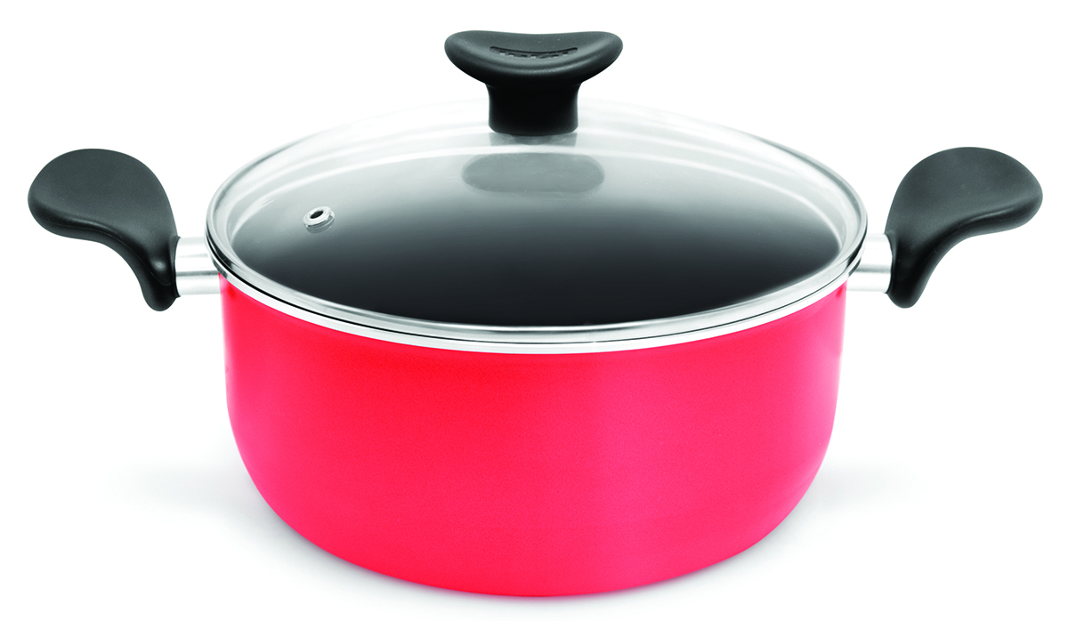 Кастрюля Tefal Tulip с крышкой, с антипригарным покрытием, 3,5 л. 41463224146322 Кастрюля Tefal Tulip с крышкой, с антипригарным покрытием, 3,5 л. 41463224146322Кастрюля Tefal Tulip изготовлена из листового алюминия с антипригарным покрытием Resist Plus. Покрытие экологичное и безопасное для здоровья, оно не содержит примеси PFOA, свинца и кадмия. Пища не пригорает и не прилипает к стенкам, что обеспечивает быстрое и удобное приготовление пищи. Технология Durabase обеспечивает равномерное распределение тепла, а значит, быстрое и качественное приготовление пищи. Ручки эргономичной формы выполнены из бакелита. Крышка изготовлена из жаропрочного стекла, оснащена ручкой, металлическим ободом и отверстием для выпуска пара. Контроль температуры приготовления - это ключ к отличным результатам на кухне. Когда сковорода недостаточно нагрета для начала готовки, процесс приготовления становится дольше, и время приготовления увеличивается. Возникает риск, что продукт отдаст свои соки раньше времени и в результате станет сухим. При слишком низкой температуре цвет продукта теряет насыщенность, а текстура - упругость. В результате блюдо...