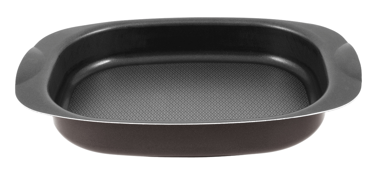 Противень для запекания Tefal Natura, с антипригарным покрытием, 36 х 24 смJ1201502 Противень для запекания Tefal Natura, с антипригарным покрытием, 36 х 24 смJ1201502Противень для запекания Tefal Natura выполнен из переработанного алюминия, обладающего большой износостойкостью и надежностью. Изделие не содержит вредных для организма веществ (PFOA, кадмий, свинец). Технология антипригарного покрытия Cuisson Homogene способствует оптимальному распределению тепла. Противень легко чистить и мыть. По бокам противень оснащен двумя удобными ручками. Можно мыть в посудомоечной машине. Внешний размер противня: 36 х 24 см. Внутренний размер противня: 29 х 21,5 см. Высота стенок противня: 5 см.