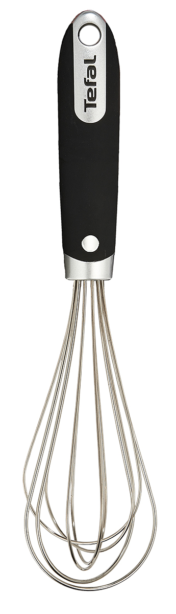Венчик Tefal Talent, длина 25 см. K0800514K0800514 Венчик Tefal Talent, длина 25 см. K0800514K0800514Венчик Tefal Talent изготовлен из нержавеющей стали и предназначен для быстрого взбивания смесей. Удобная ручка, изготовленная из прорезиненного пластика, не позволит выскользнуть венчику из вашей руки, сделает приятным процесс приготовления любого блюда. На ручке имеется небольшое отверстие, за которое изделие можно подвесить в любом удобном для вас месте. Практичный и удобный венчик Tefal Talent займет достойное место среди аксессуаров на вашей кухне. Длина венчика: 25 см. Размер рабочей поверхности: 5,5 х 5,5 х 13 см.