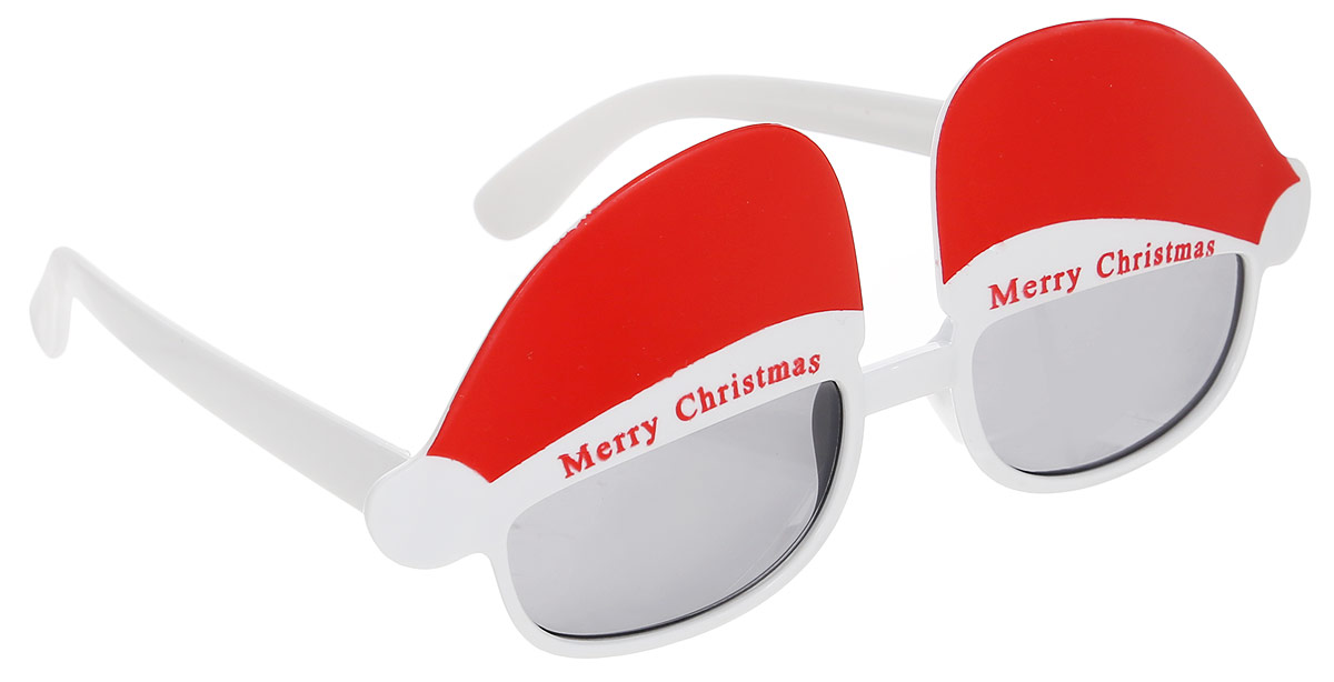 Partymania Очки для вечеринок Merry ChristmasT1221_Merry Christmas Partymania Очки для вечеринок Merry ChristmasT1221_Merry ChristmasОчки с темными стеклами Partymania Merry Christmas будут незаменимы на рождественской вечеринке. Очки декорированы шапками Санта Клауса и надписями Merry Christmas. На новогодней вечеринке или на домашнем празднике станет еще веселее, если раздать гостям смешные очки. Очки для вечеринок Partymania Merry Christmas могут стать забавными призами в конкурсах. Преобразите друзей или коллег с помощью этих очков и вы увидите, как хорошее настроение наполнит ваш праздник. Не являются солнцезащитными. Не имеют UF-фильтров.