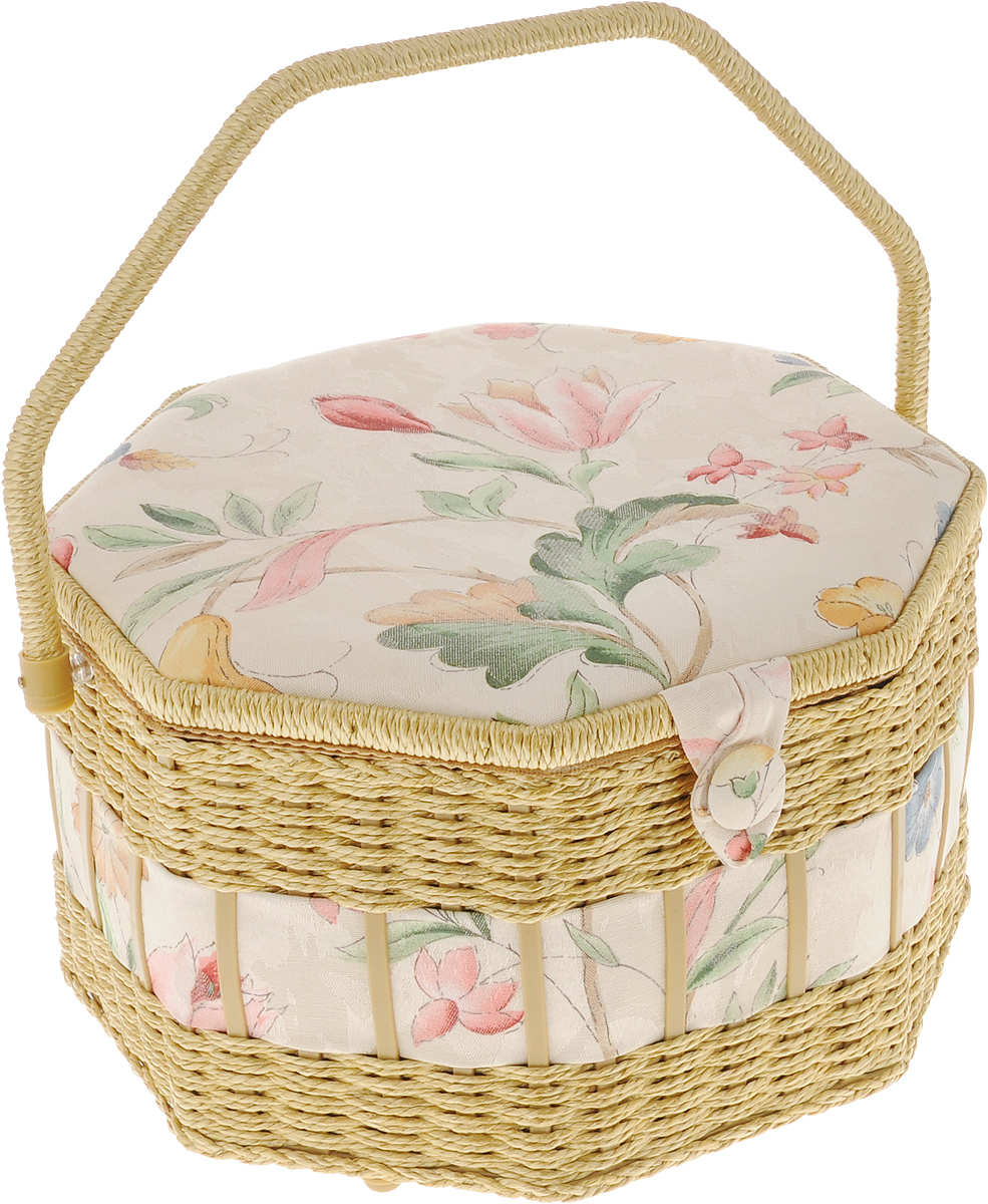 Шкатулка Grace & Glamour Винтажные цветы, 30,5 х 30,5 х 20,5 смBN4644 Шкатулка Grace & Glamour Винтажные цветы, 30,5 х 30,5 х 20,5 смBN4644Шкатулка для рукоделия Grace & Glamour Винтажные цветы, выполненная из пластикового каркаса, обтянута тканью с мягким наполнителем. Крышка закрывается на липучий замок. Внутри шкатулки одно вместительное отделение. Внутренняя сторона крышки оснащена 2 кармашка на резинке и круглой игольницей. Шкатулка снабжена съемным пластиковым вкладышем с 9 секциями для хранения различных мелочей. Такая оригинальная шкатулка подойдет для хранения разных предметов рукоделия: ниток, иголок, бусин, кнопок и многого другого. Шкатулка Grace & Glamour Винтажные цветы будет предметом гордости ее обладательницы. Размер шкатулки (без учета ручки): 30,5 х 30,5 х 20,5 см. Размер вкладыша: 28,5 х 28,5 х 4,5 см. Средний размер секций вкладыша: 7,5 х 9 х 4,5 см. Высота шкатулки (с учетом ручки): 35,5 см