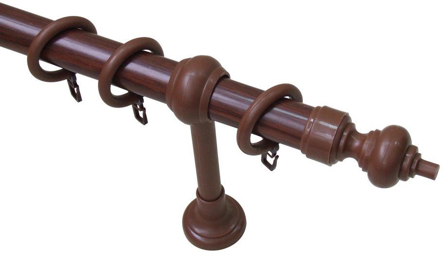 Карниз Эскар Эконом, без U-шины, цвет: темный орех, 160 см190109 Карниз Эскар Эконом, без U-шины, цвет: темный орех, 160 см190109Прелесть этих карнизов в том, что они гармонично вписываются в любой интерьер. Благодаря хорошо подобранной цветовой гамме их можно подобрать под цвет паркета, мебели, дверей, что придаст интерьеру больше гармонии.