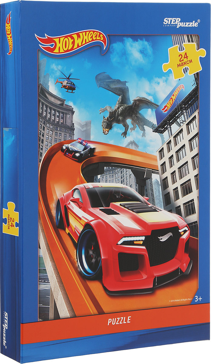 Step Puzzle Пазл для малышей Hot Wheels90029 Step Puzzle Пазл для малышей Hot Wheels90029Пазл Step Puzzle Hot Wheels создан по мотивам историй о шустрых машинках. Пазл - это наилучшее решение для развития вашего ребенка. Собрав этот пазл Hot Wheels, включающий в себя 24 крупных элемента, вы получите картинку с изображением захватывающих гонок. Сегодня собирание пазлов стало особенно популярным, главным образом, благодаря своей многообразной тематике, способной удовлетворить самый взыскательный вкус. Для детей это не только интересно, но и полезно. Собирание пазла развивает мелкую моторику ребенка, тренирует наблюдательность, логическое мышление, знакомит с окружающим миром, цветами и формами. Компания Step Puzzle гарантирует высокое качество пазла и точность подгонки.
