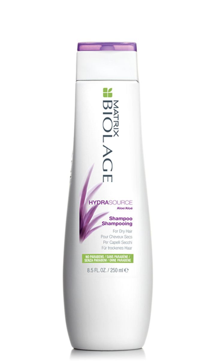 Matrix Biolage Hydrasource Шампунь 250млE0956600 Matrix Biolage Hydrasource Шампунь 250млE0956600Сухие волосы склонны к ломкости и часто выглядят тускло и безжизненно. Шампунь Biolage HYDRASOURCE™ (ГидраСурс) с экстрактом алоэ питает волосы, помогая оптимизировать их гидробаланс, тем самым возвращая им здоровый вид. Волосы в 15 раз* более увлажненные после первого использования. - Облегчает расчесывание и делает волосы более послушными - Формула без парабенов - Подходит для окрашенных волос. * При использовании системы из шампуня, кондиционера и несмываемого спрея-вуаль ГИДРАСУРС по сравнению с шампунем без кондиционирующих свойств.