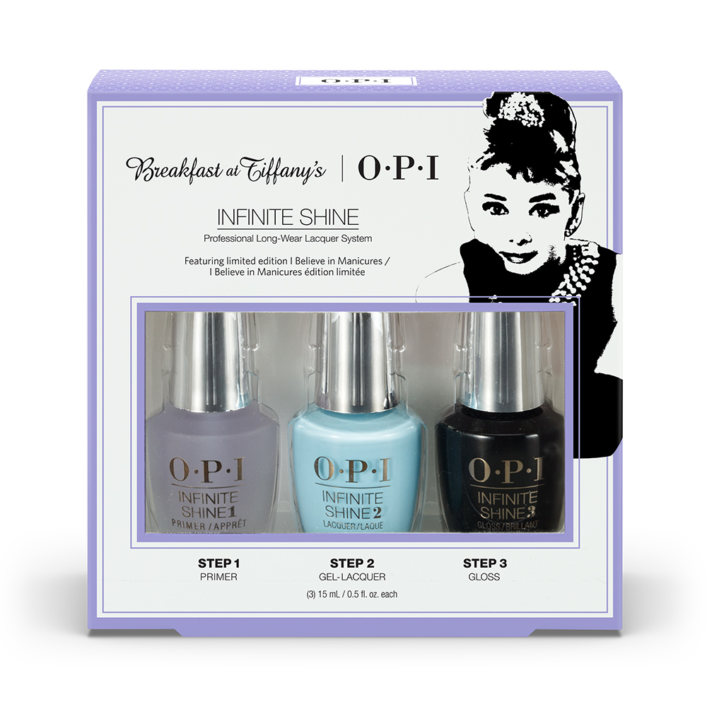 OPI Набор лаков для ногтей Infinite Shine Holiday 2016, 3 х 15 млHR H53 OPI Набор лаков для ногтей Infinite Shine Holiday 2016, 3 х 15 млHR H53Классика американского кино Завтрак у Тиффани вдохновила OPI на создание новогодней коллекции. “Я верю в маникюр.” Знаменитые слова, произнесенные иконой стиля Одри Хепберн, – непреложная истина для OPI. Именно поэтому салонный бренд #1 в мире представляет «Завтрак у Тиффани» – рождественскую коллекцию, которая пленяет той же элегантностью и неотразимостью, что и Одри Хепберн в роли Холли Голайтли в одноименном классическом американском фильме. “Одри не просто была воплощением классической красоты. Она излучала красоту, понимала ее и стала настоящим синонимом слова «стиль»,” - говорит Сьюзи Вайс-Фишманн, соучредитель и посол марки OPI. “В каждой из нас есть что-то от Одри, и не найти лучшего времени, чем новогодние и рождественские каникулы с их вихрем вечеринок, чтобы продемонстрировать это.” Созданный в фильме образ кокетливой игривости Одри Хепберн вдохновил OPI на создание лимитированной коллекции «Завтрак у Тиффани». Классические красные и бордовые оттенки соседствуют с...