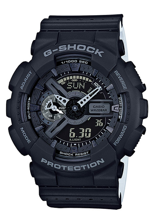 Часы наручные мужские Casio G-Shock, цвет: черный. GA-110LP-1AGA-110LP-1A Часы наручные мужские Casio G-Shock, цвет: черный. GA-110LP-1AGA-110LP-1AКомбинированные стрелочные + электронные