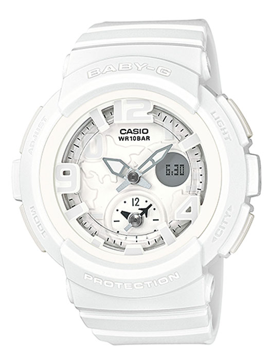 Часы наручные женские Casio Baby-G, цвет: белый. BGA-190BC-7BBGA-190BC-7B Часы наручные женские Casio Baby-G, цвет: белый. BGA-190BC-7BBGA-190BC-7BКомбинированные стрелочные + электронные