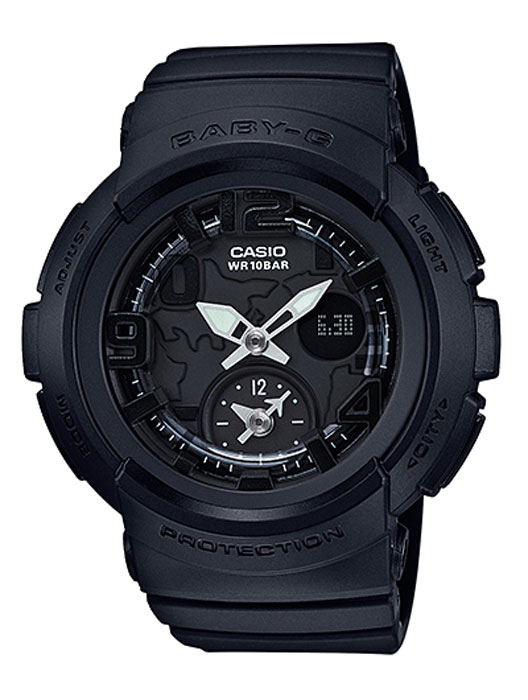 Часы наручные женские Casio Baby-G, цвет: черный. BGA-190BC-1BBGA-190BC-1B Часы наручные женские Casio Baby-G, цвет: черный. BGA-190BC-1BBGA-190BC-1BКомбинированные стрелочные + электронные
