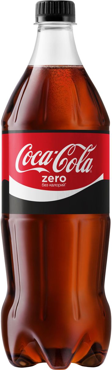 Coca-Cola Zero напиток сильногазированный, 1 л401228 Coca-Cola Zero напиток сильногазированный, 1 л401228Coca-Cola Zero - освежающий вкус без калорий!