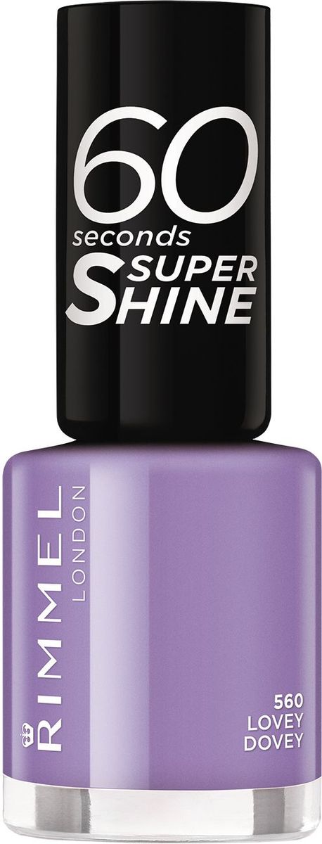 Rimmel Лак для ногтей 60 Seconds Super shine Re-lanch, тон № 560 (lovey dovey), 8 мл34778209560 Rimmel Лак для ногтей 60 Seconds Super shine Re-lanch, тон № 560 (lovey dovey), 8 мл34778209560Формула лака для ногтей 60 seconds Super Shine с аргановым и оливковым маслами для интенсивного ухода за ногтями Технология 3-в-1: базовое покрытие, насыщенный цвет и верхнее покрытие - одним движением кисточки! Удобная широкая кисточка Xpress Brush™ для удобного нанесения лака Одна маленькая бутылочка дает суперблеск и стойкий цвет до 10 дней! Высыхает за 60 секунд!
