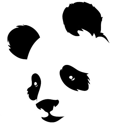 Стикер Paristic "Панда", 38 х 32 см