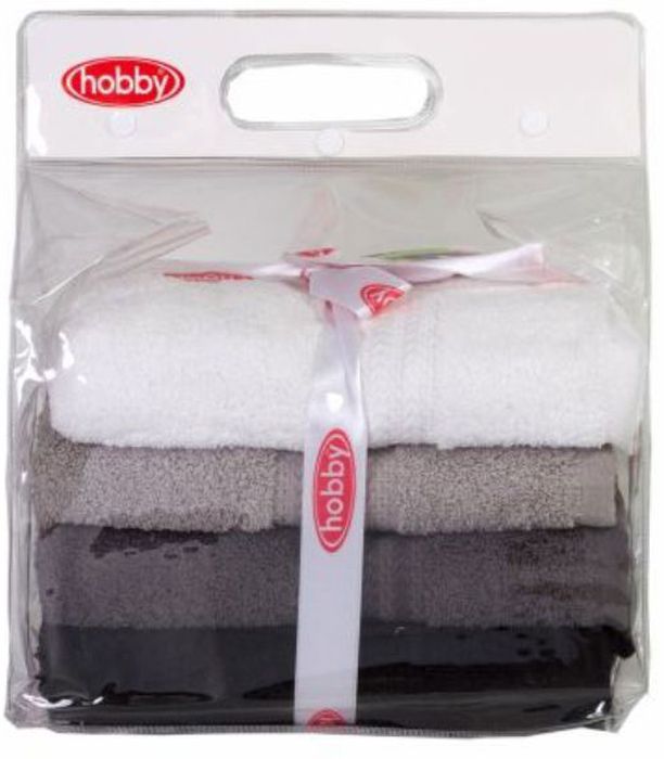 Набор полотенец Hobby Home Collection Rainbow, цвет: белый, серый, черный, 50 х 90 см, 4 шт1501001199 Набор полотенец Hobby Home Collection Rainbow, цвет: белый, серый, черный, 50 х 90 см, 4 шт1501001199Набор Hobby Home Collection Rainbow состоит из четырех махровых полотенец, выполненных из натурального 100% хлопка. Изделия мягкие, отлично впитывают влагу, быстро сохнут, сохраняют яркость цвета и не теряют форму даже после многократных стирок. Полотенца Hobby Home Collection Rainbow очень практичны и неприхотливы в уходе. Они легко впишутся в любой интерьер благодаря своей нежной цветовой гамме. Размер полотенец: 50 х 90 см.