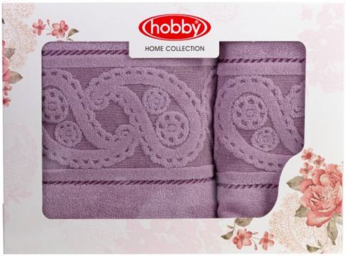 Набор полотенец Hobby Home Collection Hurrem, цвет: лиловый, 2 шт1501001225 Набор полотенец Hobby Home Collection Hurrem, цвет: лиловый, 2 шт1501001225Набор Hobby Home Collection Hurrem состоит из двух махровых полотенец, выполненных из натурального 100% хлопка. Изделия мягкие, отлично впитывают влагу, быстро сохнут, сохраняют яркость цвета и не теряют форму даже после многократных стирок. Полотенца Hobby Home Collection Hurrem очень практичны и неприхотливы в уходе. Они легко впишутся в любой интерьер благодаря своей нежной цветовой гамме. Размер полотенец: 50 х 90 см; 70 х 140 см.