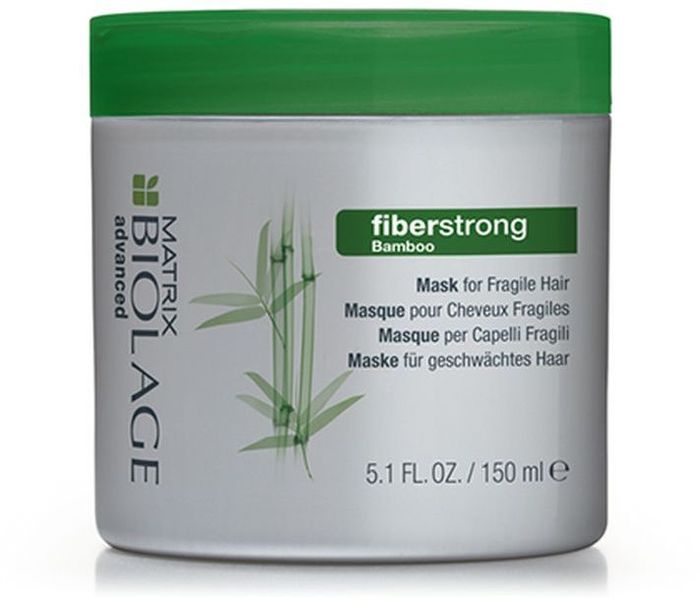 Matrix Biolage Fiberstrong Маска для укрепления ломких и ослабленных волос, 150 млP0685401 Matrix Biolage Fiberstrong Маска для укрепления ломких и ослабленных волос, 150 млP0685401Маска Biolage FIBERSTRONG (Файберстронг) делает слабые волосы сильнее, обогащена запатентованной молекулой INTRA-CYLANE™ (Интра-Силан), а также экстрактом бамбука и керамидами, восстанавливающими структуру волос. Усиливает ослабленные участки, оздоравливая волосы и делая их мягкими*. - Без парабенов. *При использовании системы из Файберстронг шампуня, кондиционера/маски и укрепляющего крема Intra-Cylane™ по сравнению с шампунем без кондиционирующих свойств.