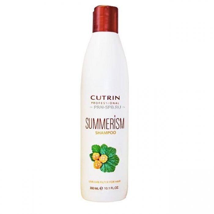 Cutrin Summerism Увлажняющий шампунь с UV-защитой, 300 млCUA14-12672 Cutrin Summerism Увлажняющий шампунь с UV-защитой, 300 млCUA14-12672Шампунь серии iSM Limited Edition финского бренда Cutrin. Обеспечивает бережное очищение окрашенных ослабленных волос, не повреждает цвет и структуру волоса. Придает здоровый блеск и ухоженный свежий вид волосам. Содержит уф-фильтры, а также природные экстракты, и имеет приятный фруктовый аромат.
