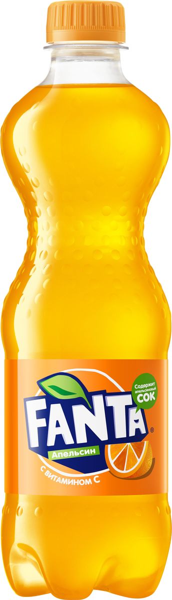 Fanta Апельсин напиток сильногазированный, 0,5 л85946 Fanta Апельсин напиток сильногазированный, 0,5 л85946Fanta Апельсин с витамином С - газировка с легендарным апельсиновым вкусом. Больше веселья и фана с друзьями! Играем!